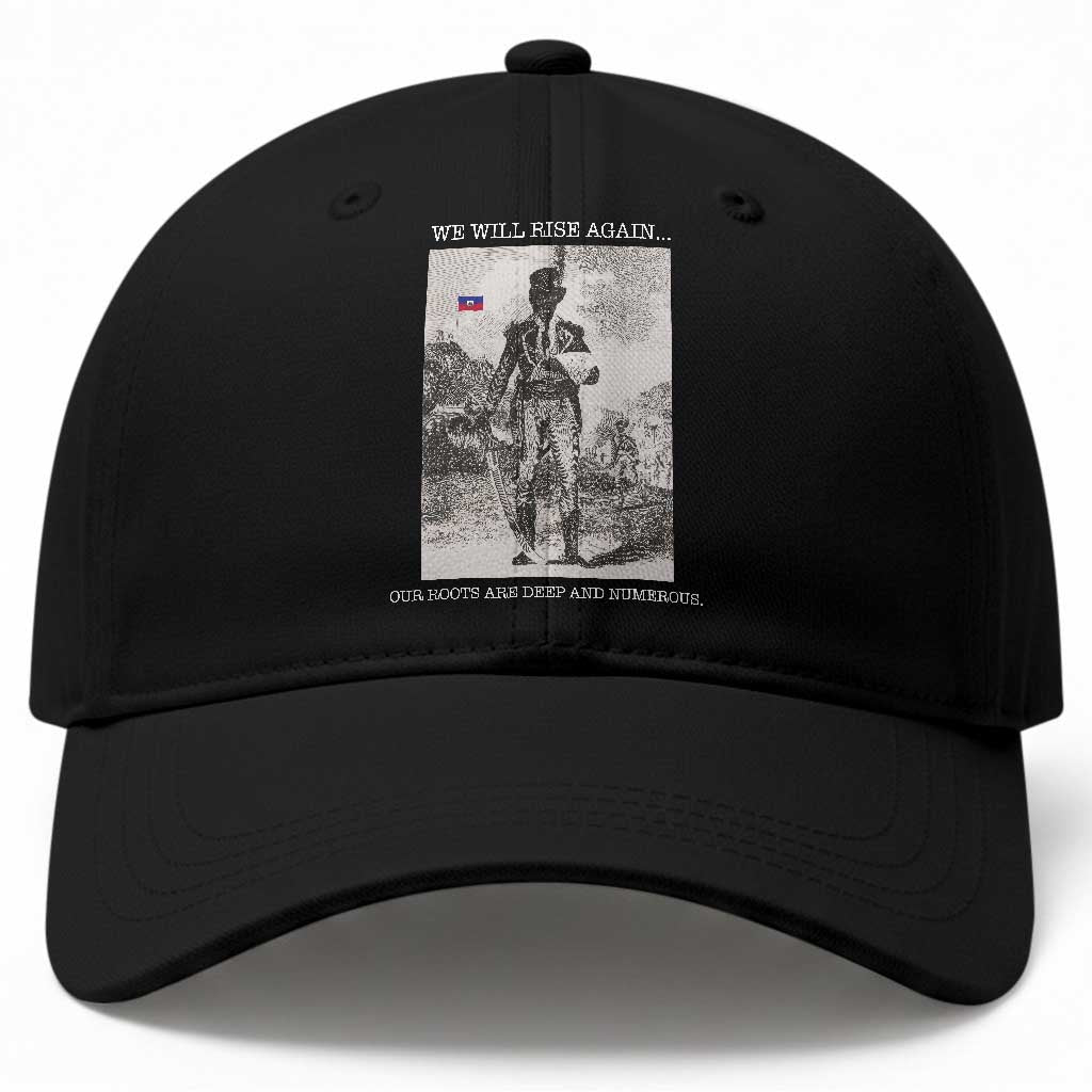 Haitian Revolution Toussaint Louverture Baseball Cap We Will Rise Again Historic Graphic TS02 Print Your Wear