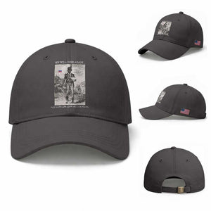 Haitian Revolution Toussaint Louverture Baseball Cap We Will Rise Again Historic Graphic TS02 Baseball Cap Universal Fit Dark Gray Print Your Wear