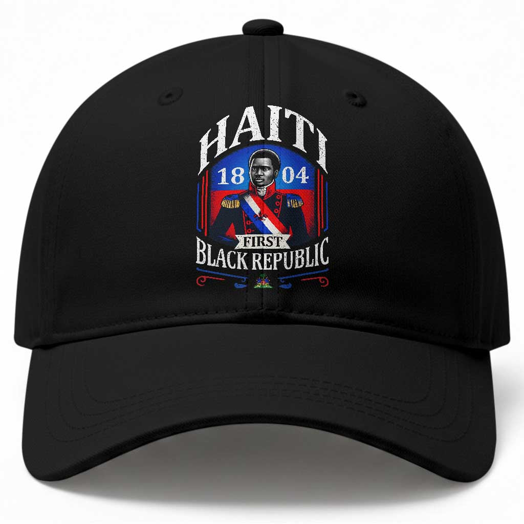 1804 First Black Republic Vintage Graphic Baseball Cap Jean Jacques Dessalines Historic TS02 Print Your Wear
