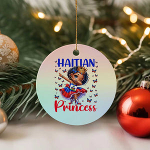 Cute Dabbing Haitian Princess Kids Graphic Ceramic Ornament Haiti Heritage Pride TS02 1pc Pastel Print Your Wear