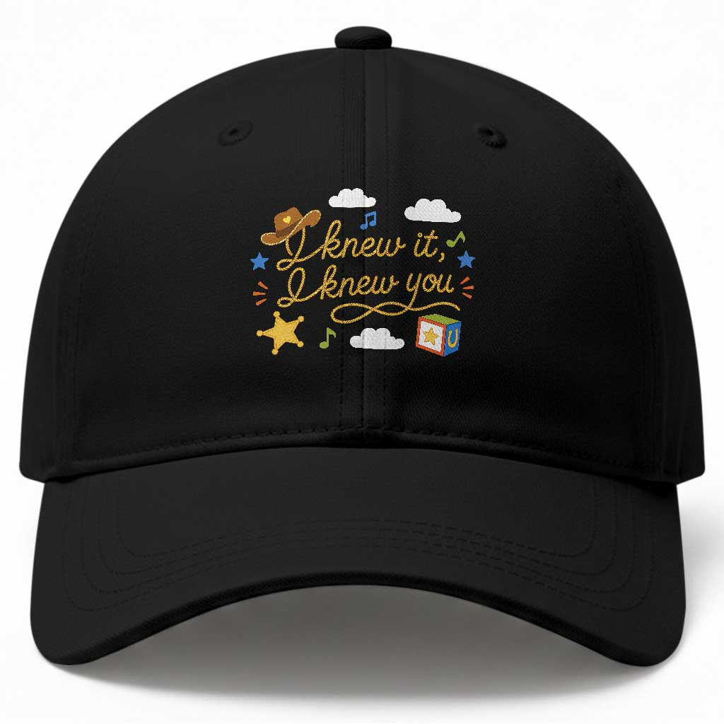 I Knew It I Knew You Funny Western Cowgirl Retro Baseball Cap Whimsical Nostalgic Western Graphic TS02 Print Your Wear