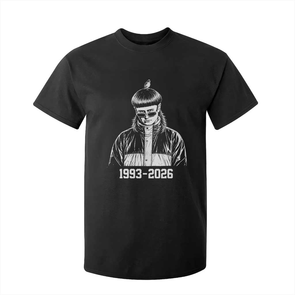 Retro Bowl Cut Music Icon Rip Memorial T Shirt For Kid 1993 2026 Internet Meme Pop Culture Fan TS02 Black Print Your Wear