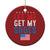 Funny Trump 2024 Christmas Ornament Let Me Get My Shoes American Flag TS02 Print Your Wear