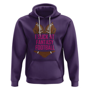 Fantasy Football Hoodie Funny I Suck At Loser Bikini Pink TS02 Purple Printyourwear