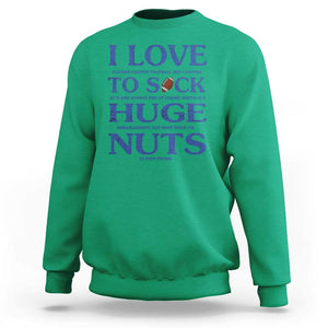 Fantasy Football Sweatshirt I Love Playing I Suck At TS02 Irish Green Printyourwear