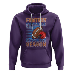 Fantasy Football Is My Favorite Season Hoodie TS02 Purple Printyourwear