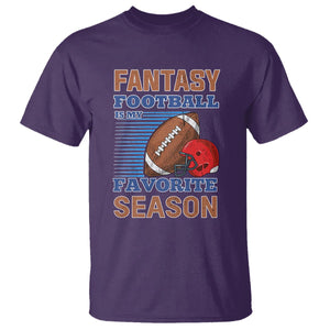 Fantasy Football Is My Favorite Season T Shirt TS02 Purple Printyourwear