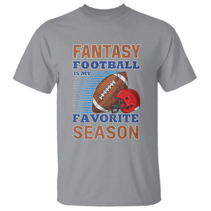 Fantasy Football Is My Favorite Season T Shirt TS02 Sport Gray Printyourwear