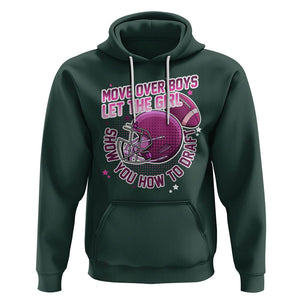 Fantasy Football Hoodie Move Over Boys Girls Draft Party Women TS02 Dark Forest Green Printyourwear