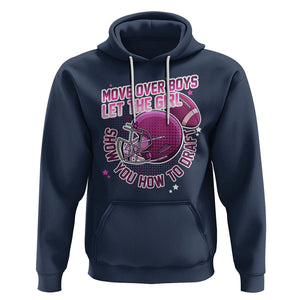 Fantasy Football Hoodie Move Over Boys Girls Draft Party Women TS02 Navy Printyourwear