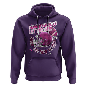 Fantasy Football Hoodie Move Over Boys Girls Draft Party Women TS02 Purple Printyourwear