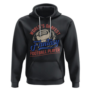 Fantasy Football Hoodie World's Okayest Player TS02 Black Printyourwear