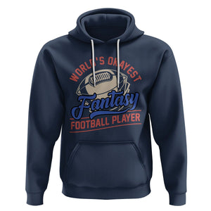 Fantasy Football Hoodie World's Okayest Player TS02 Navy Printyourwear