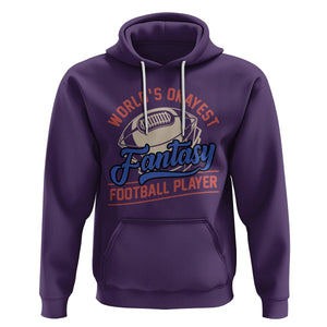 Fantasy Football Hoodie World's Okayest Player TS02 Purple Printyourwear