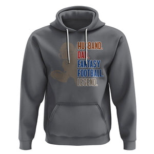 Fantasy Football Hoodie Husband Dad Legend Player Champion Mens TS02 Charcoal Printyourwear