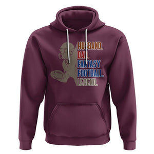 Fantasy Football Hoodie Husband Dad Legend Player Champion Mens TS02 Maroon Printyourwear