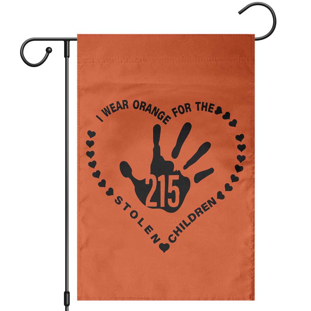 Orange Shirt Day Garden Flag I Wear Orange For The Stolen Children 215 Memorial Tribute TS02 Orange Print Your Wear