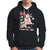 Oh Christmas Tree Retro Groovy Hoodie TS02 Black Printyourwear