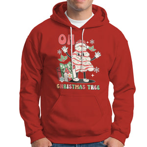 Oh Christmas Tree Retro Groovy Hoodie TS02 Red Printyourwear