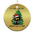 Black Cat Christmas Christmas Ornament It's Fine I'm Fine Everthing Is Fine Funny Xmas TS02 Print Your Wear