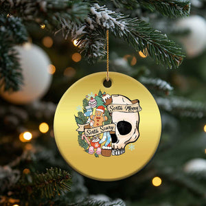 Skull Christmas Christmas Ornament Sorta Scary Sorta Merry TS02 Print Your Wear