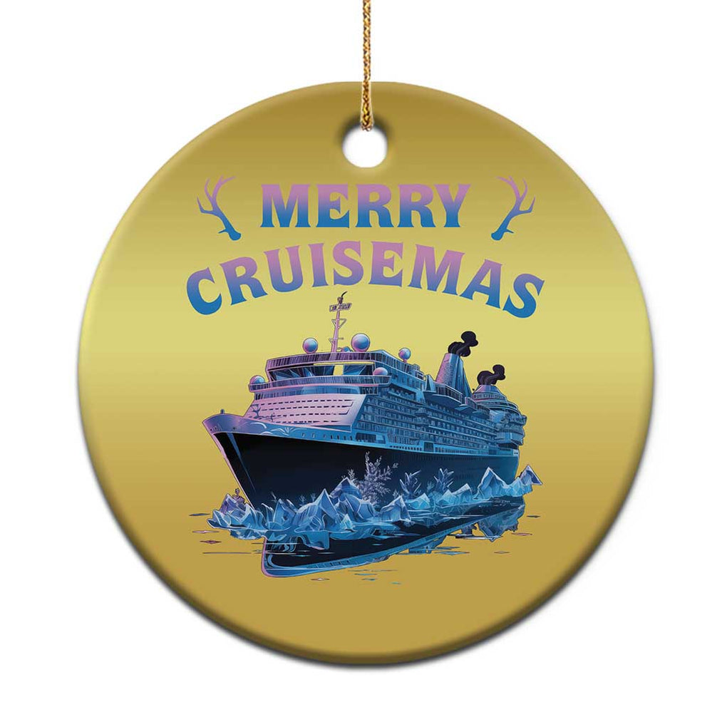 Christmas Cruise Christmas Ornament Merry Cruisemas Xmas Family Trip Reunion TS02 Print Your Wear