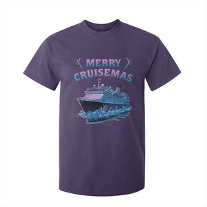 Christmas Cruise T Shirt For Kid Merry Cruisemas Xmas Family Trip Reunion TS02 Purple Print Your Wear