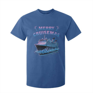 Christmas Cruise T Shirt For Kid Merry Cruisemas Xmas Family Trip Reunion TS02 Royal Blue Print Your Wear