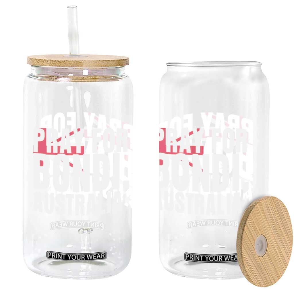 Pray for Bondi Australia Glass Can Memorial Unity and Support Tribute TS02 Print Your Wear