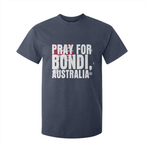 Pray for Bondi Australia T Shirt For Kid Memorial Unity and Support Tribute TS02 Navy Print Your Wear