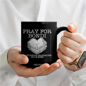 Pray for Bondi Australia Coffee Mug Hanukkah Memorial December 14 Tribute Support TS02 Print Your Wear
