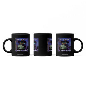 Funny Wizard Frog Fantasy Meme Coffee Mug Call Me Magic Cuz I Be Gathering MTG Gamer TS02 Print Your Wear