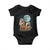 Funny Three Groundhog Meme Baby Onesie Woodchucks Under The Moon TS02 Black Print Your Wear