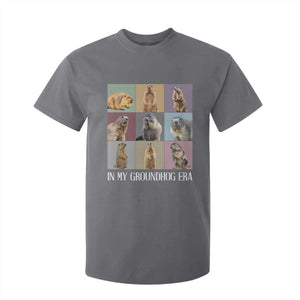 In My Groundhog Era T Shirt For Kid Funny Woodchuck TS02 Charcoal Print Your Wear