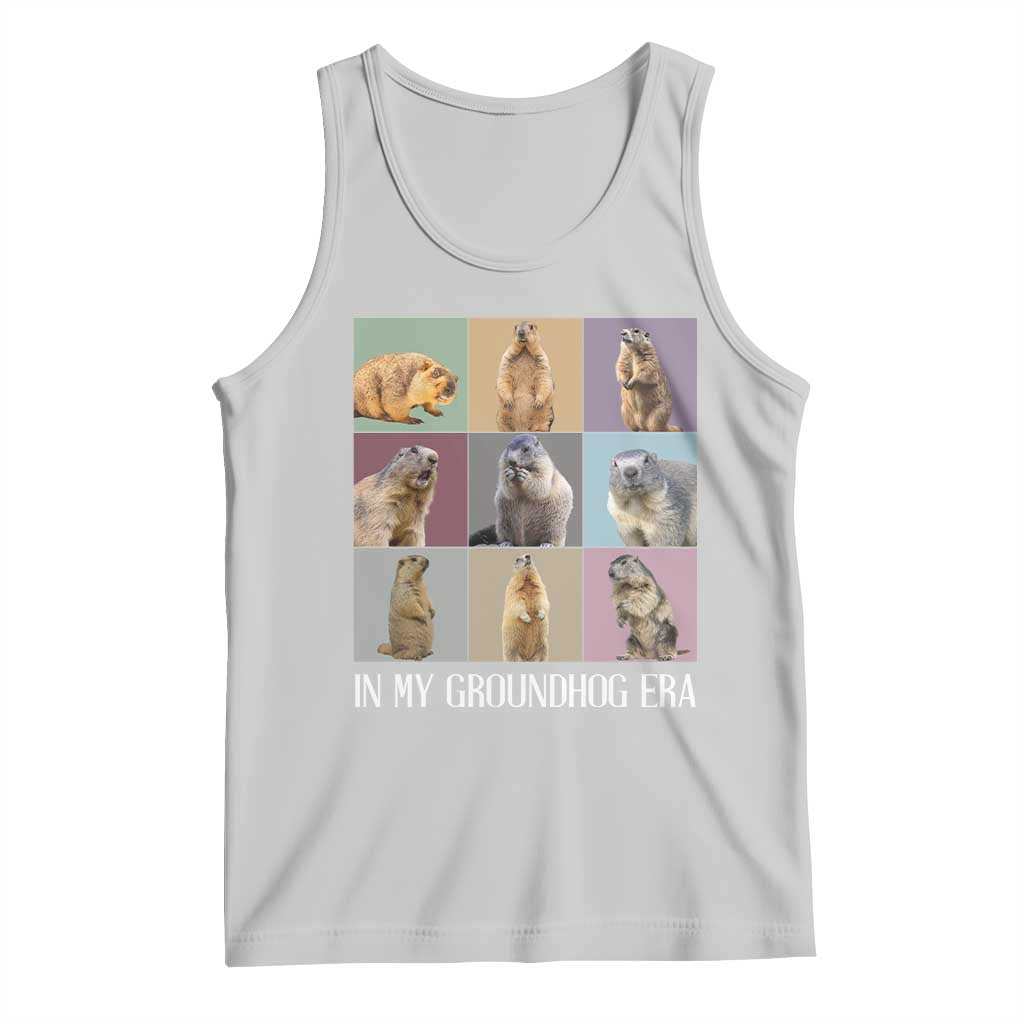 In My Groundhog Era Tank Top Funny Woodchuck TS02 Ash Print Your Wear