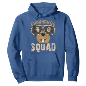 Groundhog Squad Hoodie Cute Woodchuck Happy Groundhog Day TS02 Royal Blue Print Your Wear