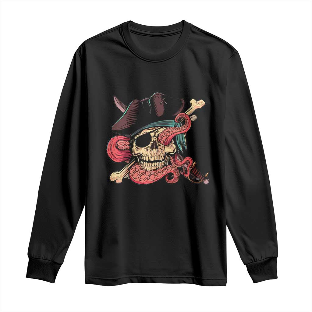 Funny Pirate Long Sleeve Shirt All Fun And Games Until Someone Loses an Eye TS02 Black Print Your Wear