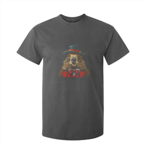 Cute Groundhog T Shirt For Kid Woodchuck Day Animal Lover TS02 Dark Heather Print Your Wear