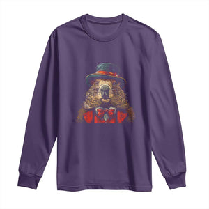 Cute Groundhog Long Sleeve Shirt Woodchuck Day Animal Lover TS02 Purple Print Your Wear