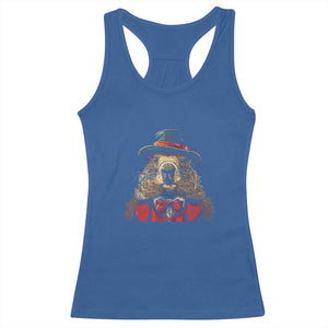 Cute Groundhog Racerback Tank Top Woodchuck Day Animal Lover TS02 Royal Blue Print Your Wear