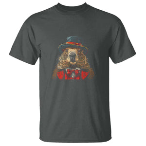 Cute Groundhog T Shirt Woodchuck Day Animal Lover TS02 Dark Heather Print Your Wear