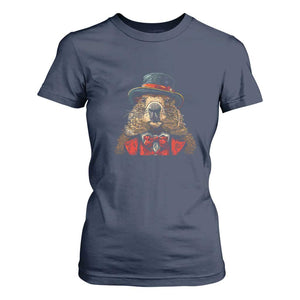 Cute Groundhog T Shirt For Women Woodchuck Day Animal Lover TS02 Navy Print Your Wear