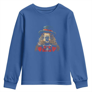 Cute Groundhog Youth Sweatshirt Woodchuck Day Animal Lover TS02 Royal Blue Print Your Wear