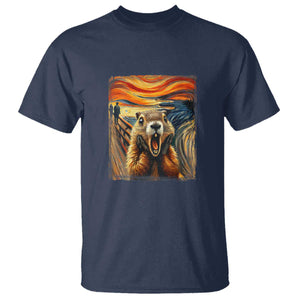 Funny Scream Groundhog T Shirt Woddchuck Day TS02 Navy Print Your Wear