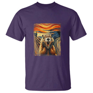 Funny Scream Groundhog T Shirt Woddchuck Day TS02 Purple Print Your Wear