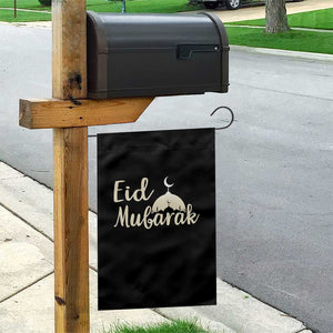 Eid Mubarak Mosque Silhouette Garden Flag Islamic Holiday Celebration TS02 Print Your Wear