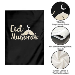 Eid Mubarak Mosque Silhouette Garden Flag Islamic Holiday Celebration TS02 Print Your Wear