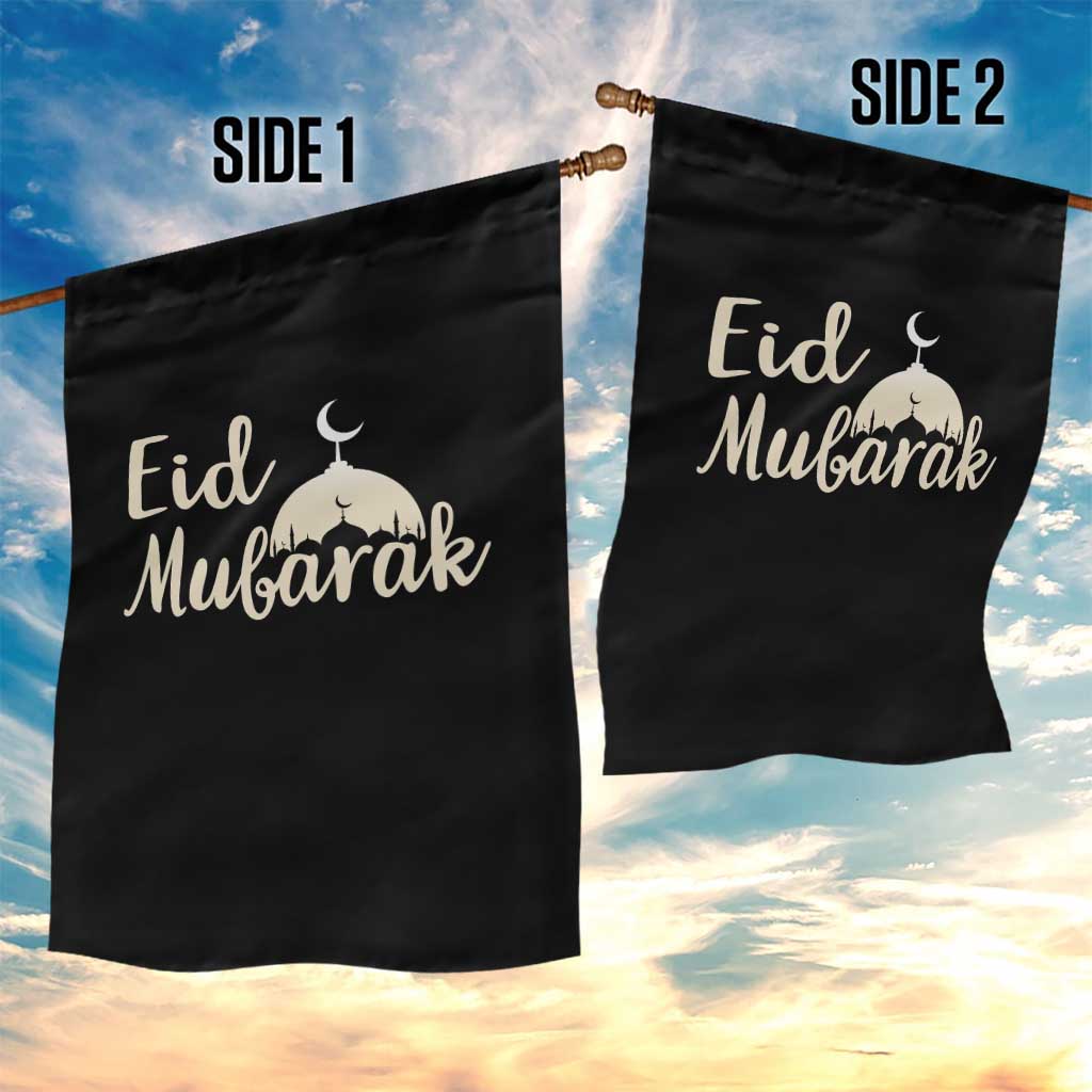 Eid Mubarak Mosque Silhouette Garden Flag Islamic Holiday Celebration TS02 Print Your Wear