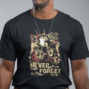 Patriot Day T Shirt We Will Never Forget American Memorial Patriotic TS02 Black Print Your Wear