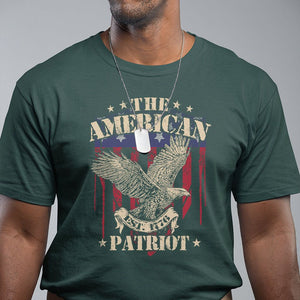 Patriotic Eagle T Shirt The American Patriot Est 1776 US Flag TS02 Dark Forest Green Print Your Wear